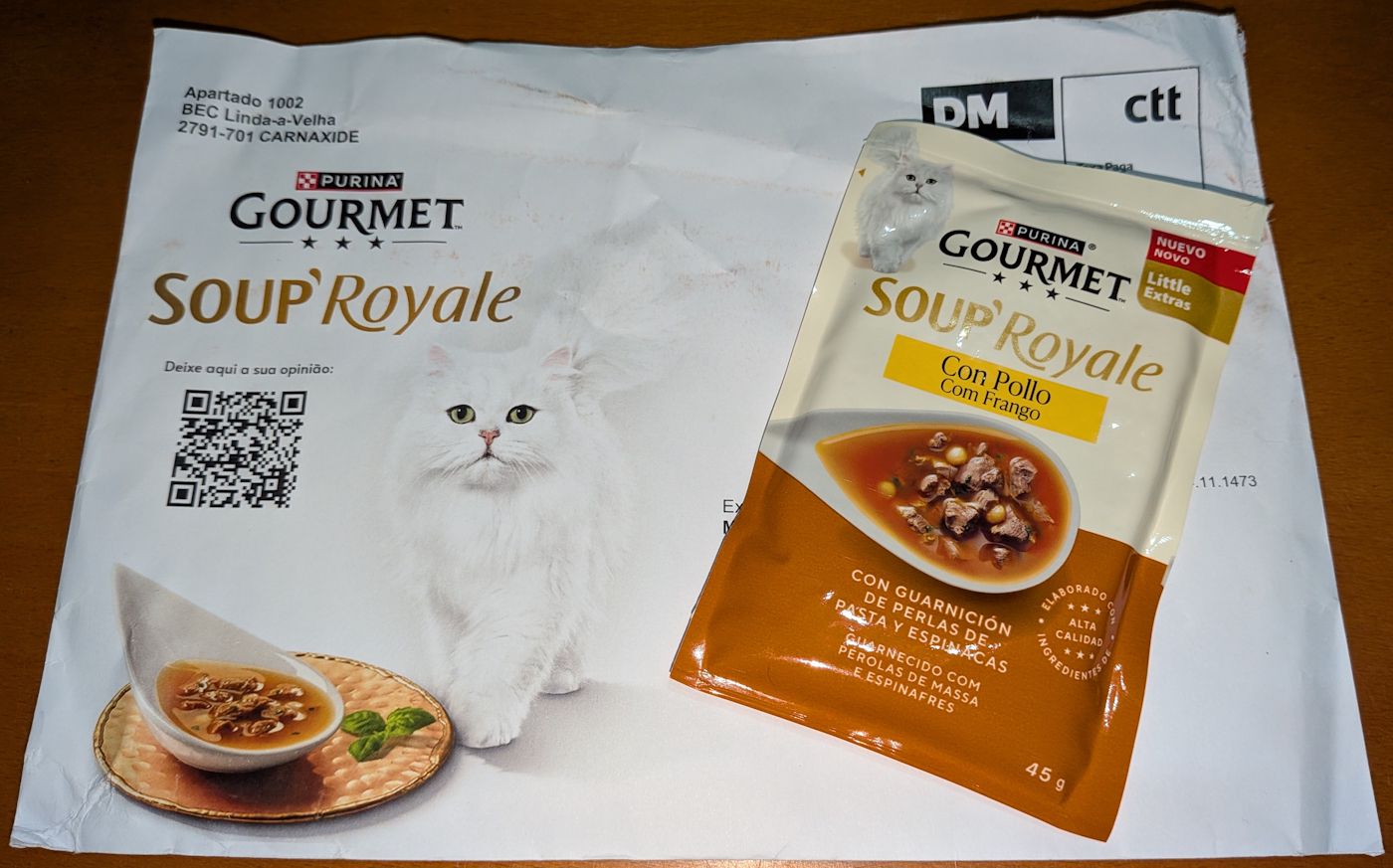 Amostra grátis de Gourmet Soup Royale