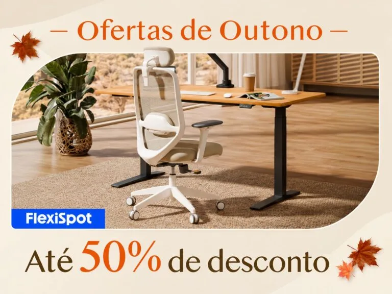 FlexiSpot com ofertas de outono até 50% de desconto