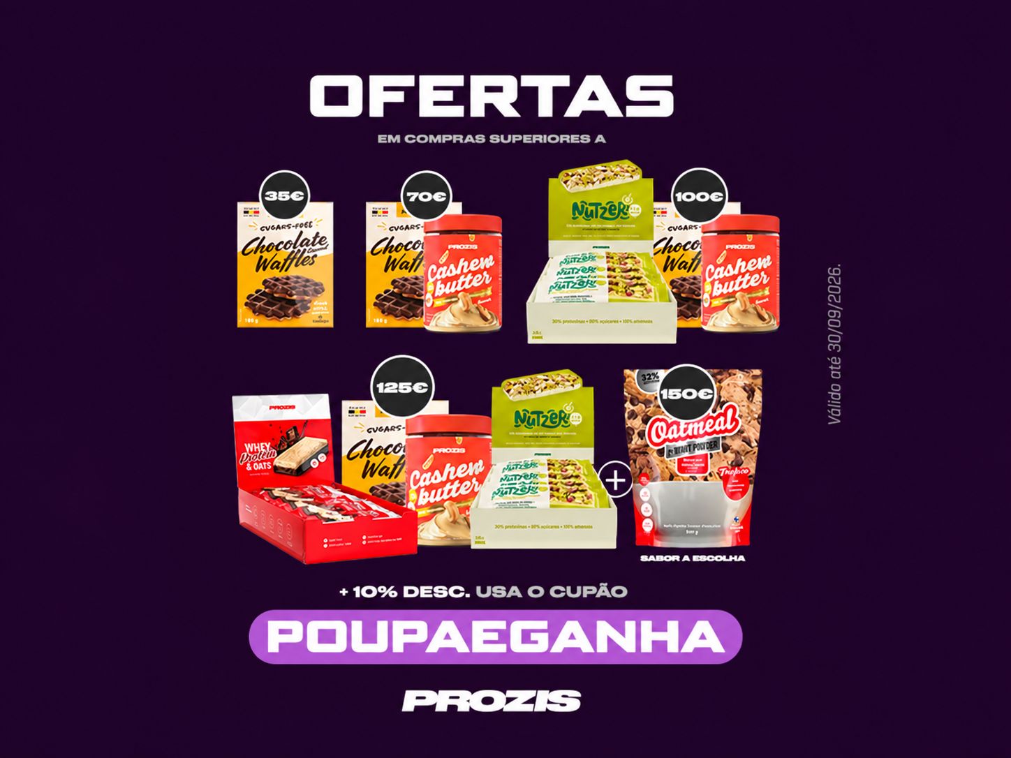 Prozis - Ofertas de Setembro de 2026