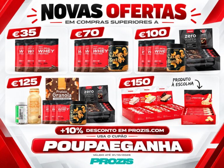 Prozis - Ofertas de Outubro de 2026