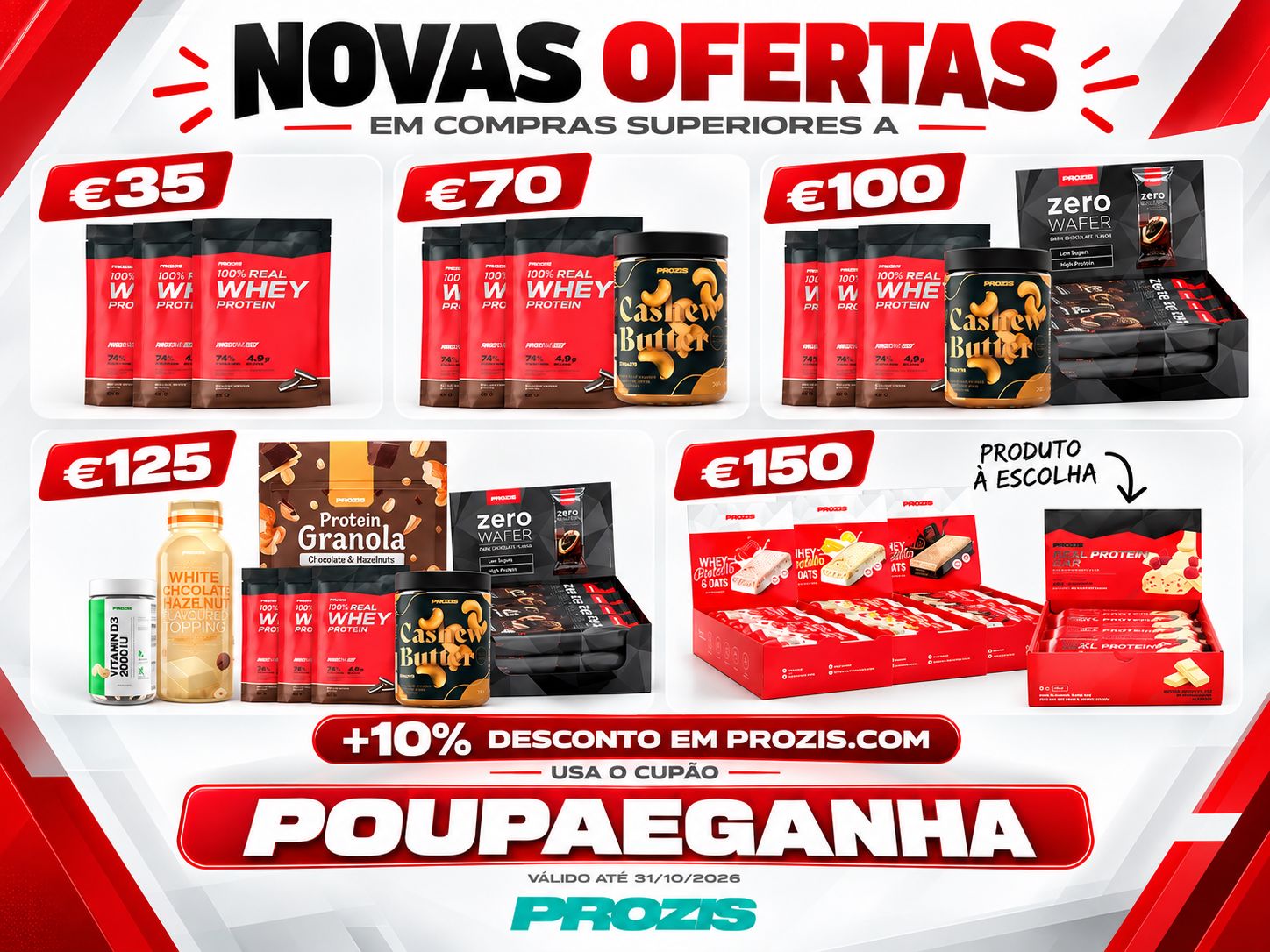 Prozis - Ofertas de Outubro de 2026