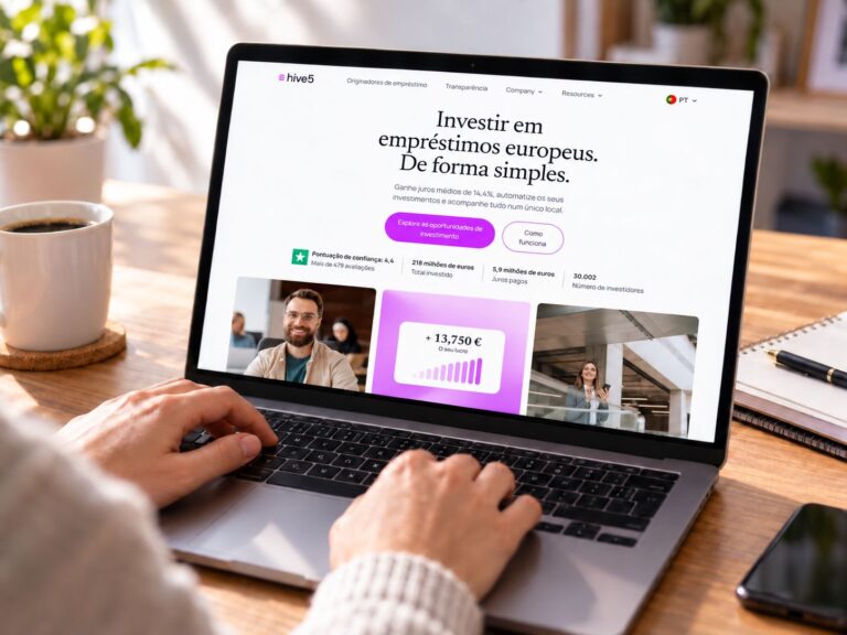 Hive5: investimento P2P com juros médios de 14,4% e cashback
