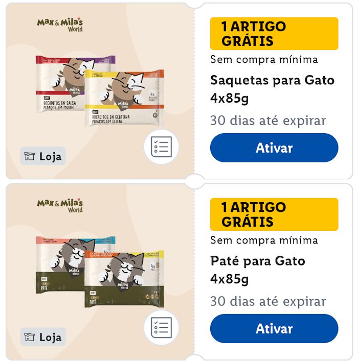 Lidl Plus - Comida grátis para gato