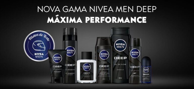 Amostras Grátis: Produtos da nova gama da Nivea Men Deep