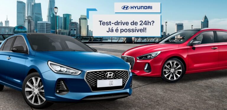 GRÁTIS: Automóvel Hyundai i30 por 24 horas!