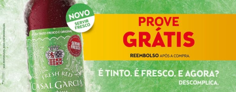 Oportunidade: 100% de reembolso em Casal Garcia Fresh Red