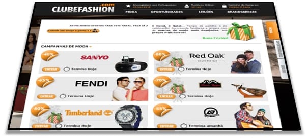 ClubeFashion - o maior site de vendas online do país!