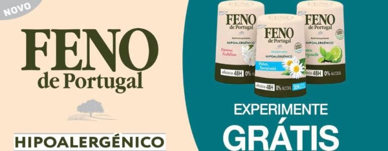 Oportunidade: 100% de reembolso em desodorizantes Feno de Portugal