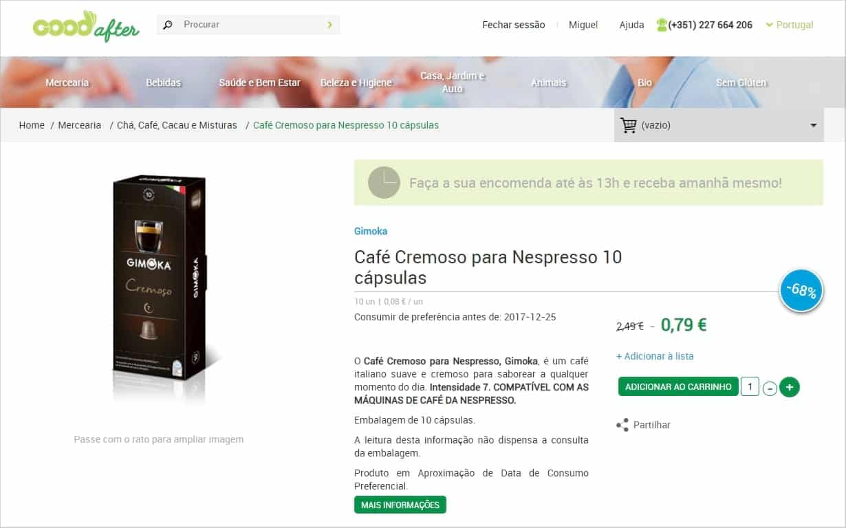Goodafter - Café Gimoka Cremoso