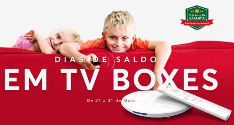 TV Boxes na Gearbest com 2 anos de garantia e envio direto para Portugal